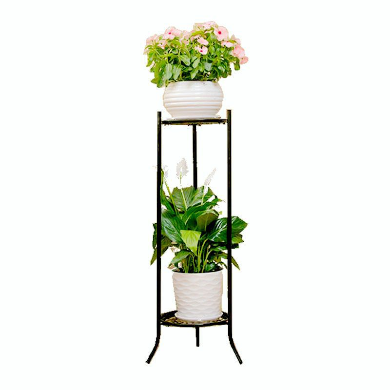 European-style iron multi-layer flower stand green radish hanging orchid balcony flower stand floor living room indoor floor flower pot stand