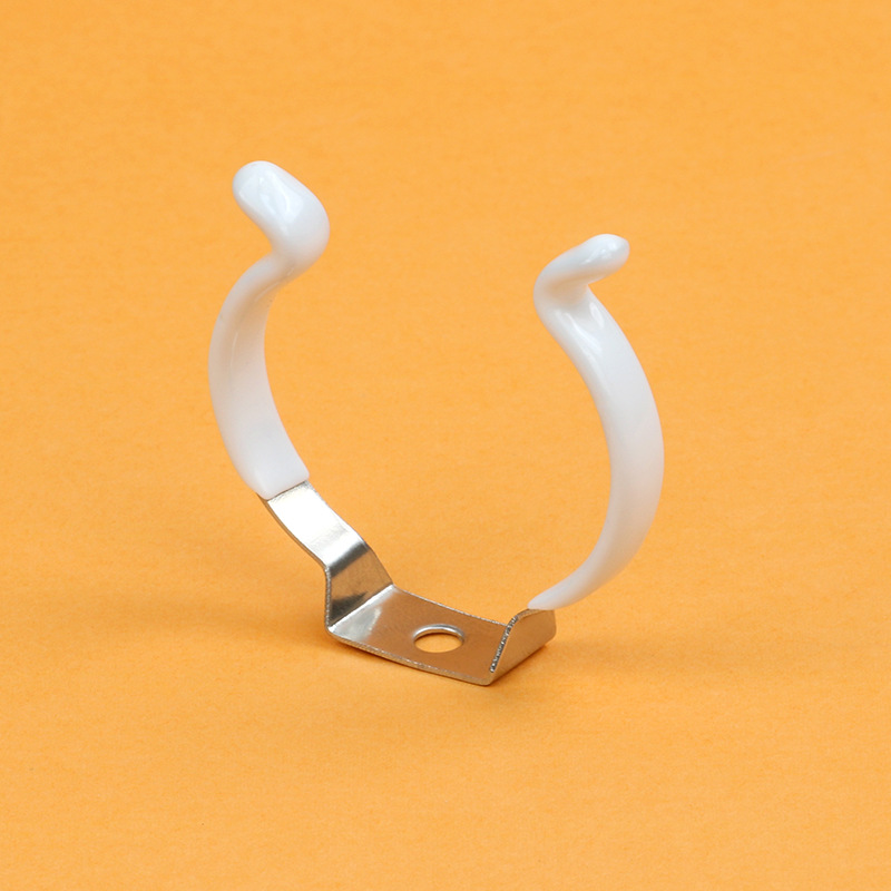 White dipping lamp bracket 2G11 lamp tube clip T5 double tube lamp clip LED oval tube lamp clip