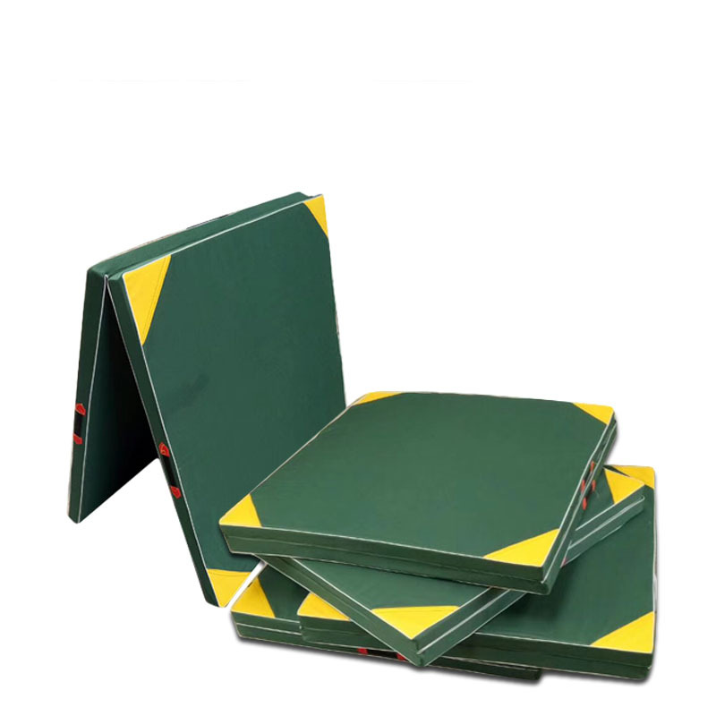 Sports Folding Canvas Mat Student Sit-Ups Somersault Sponge Mat Skills Training High Jump Mat Gymnastics Folding Mat