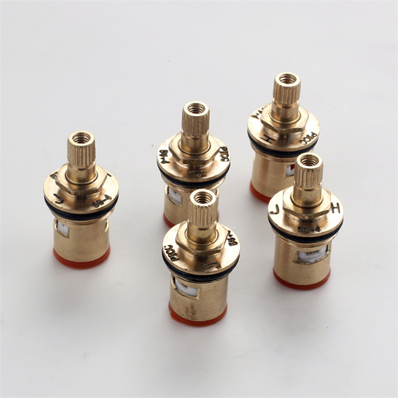 Universal Faucet Valve Core, All-Copper 1/2 Inch Quick-Open Faucet Core, Angle Valve, Single Hot and Cold Water Ceramic Accessories