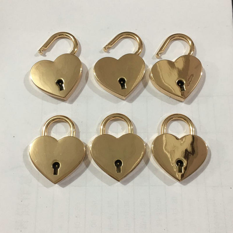 Laptop Heart Padlock, Metal Heart Lock, Luggage Peach Heart-Shaped Padlock, Luggage Tool Lock, Luggage Accessories