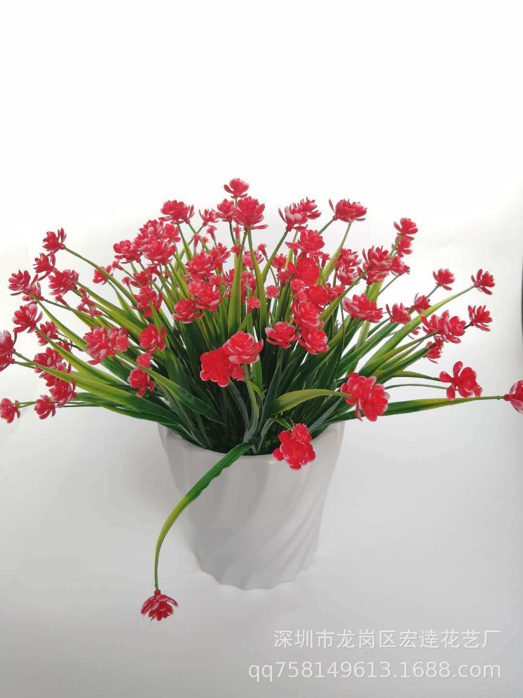 Factory Direct Sales of Simulated Plants, Plastic Flowers, Camellias, Roses, Suffocation, Exterior Decoration, Hotel Background