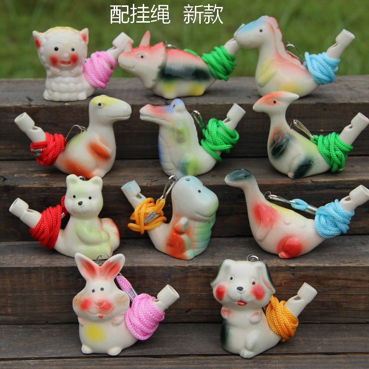 Ceramic Crafts 12557 Waterbird Whistle Children's Music Pottery Flute Tourist Spot Hot Selling Crafts Whistle