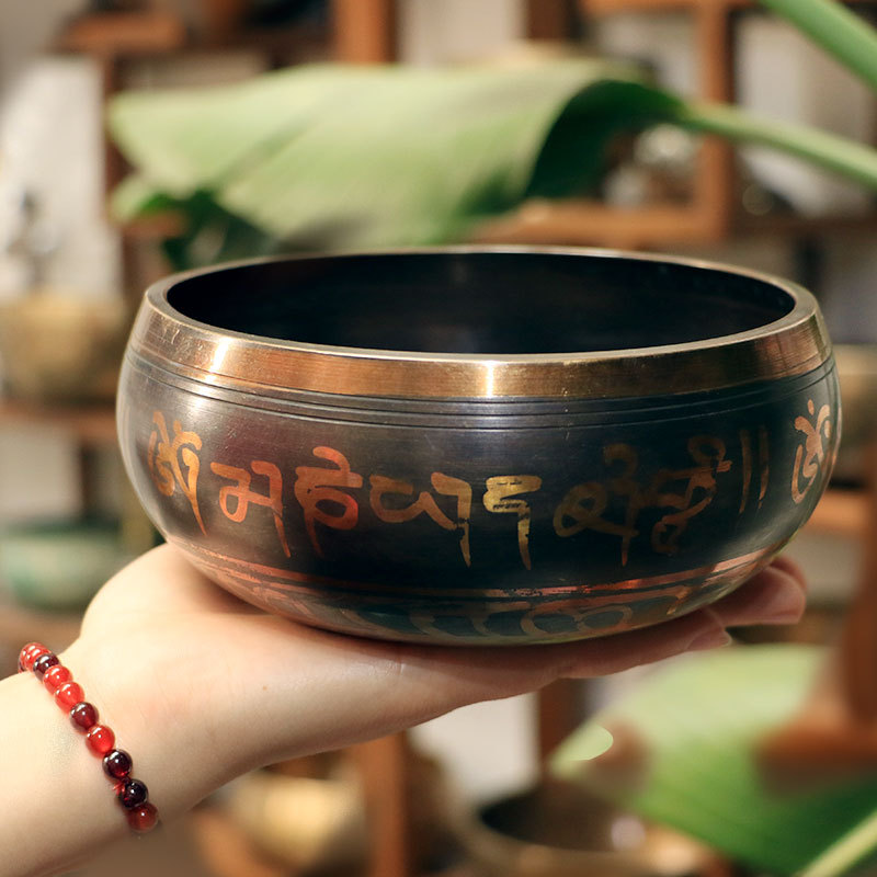 Nepal Yoga Meditation bowl singing bowl Wholesale Buddha Tone bowl Xizang singing bowl New and Old Random Hair