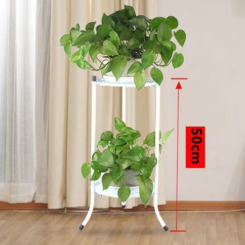 European-style iron multi-layer flower stand green radish hanging orchid balcony flower stand floor living room indoor floor flower pot stand
