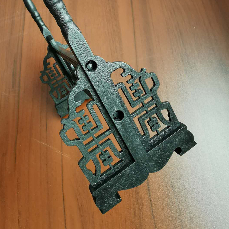 Yunge 12-Needle Brush Holder Imitation Chicken Wing Wood Plastic Pen Hanging Study Four Treasures Calligraphy Supplies Hanging Ornaments Pen Holder