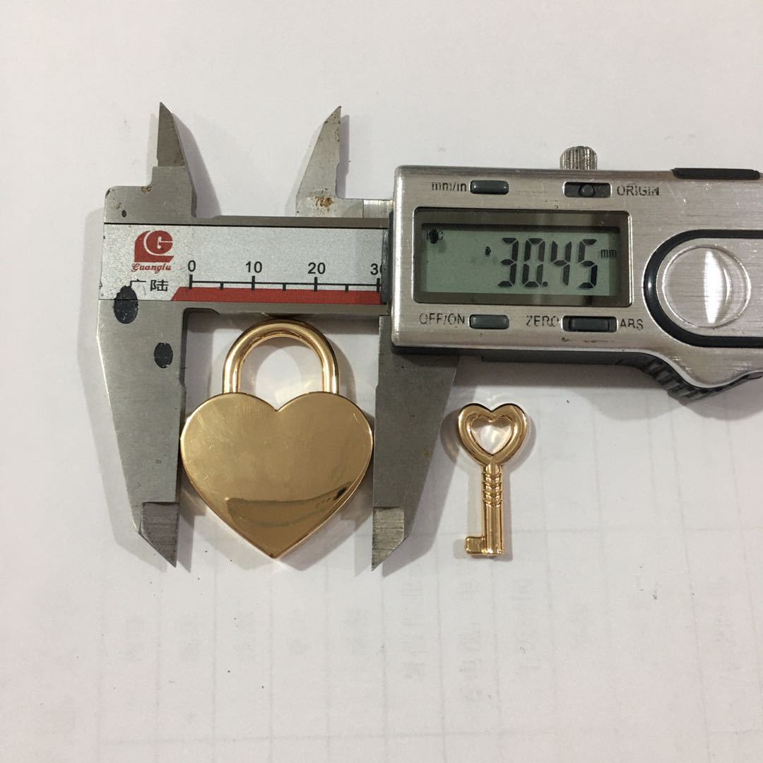 Laptop Heart Padlock, Metal Heart Lock, Luggage Peach Heart-Shaped Padlock, Luggage Tool Lock, Luggage Accessories