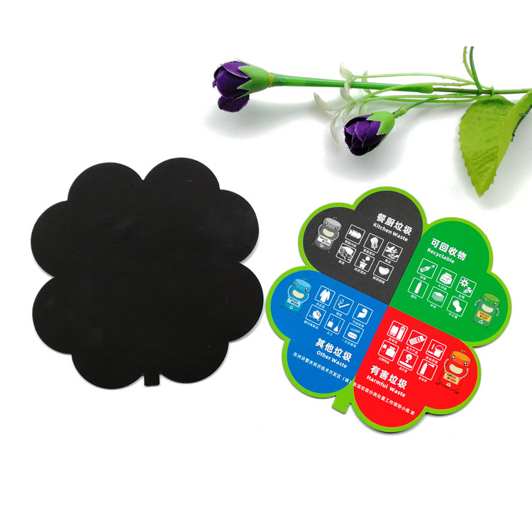 Healthy Diet Pagoda Magnetic Refrigerator Stickers Promotion Gifts Soft Magnetic Refrigerator Stickers Printed LOGO Endorsed QR Code