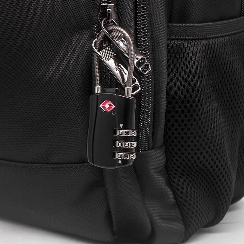 Zhengbo Lock Factory Wholesale Tsa007 Customs Lock Cross-Border Customs Padlock Wire Rope Customs Lock Password Lock in Stock