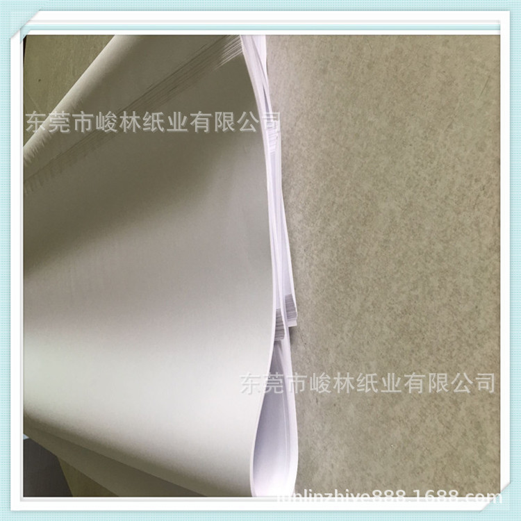 Wholesale 50g white paper printing book Paper double adhesive paper packaging white paper clothing partition paper silk screen printing paper with excellent price