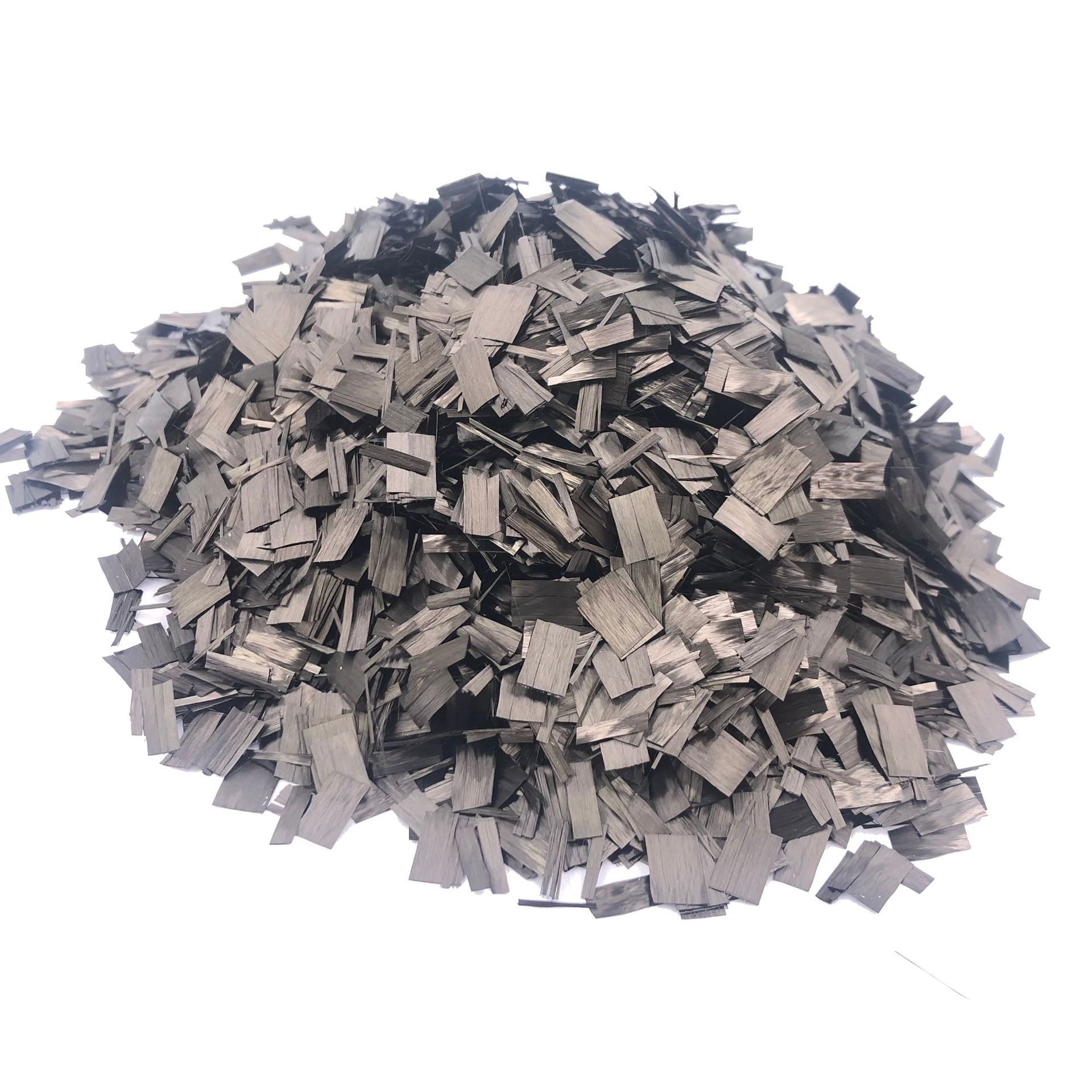 Carbon Fiber Chopped Strands, Specifically for Nylon, Abs, and Epoxy Resin Modification, Enhancing Toughness and Friction Material Filling