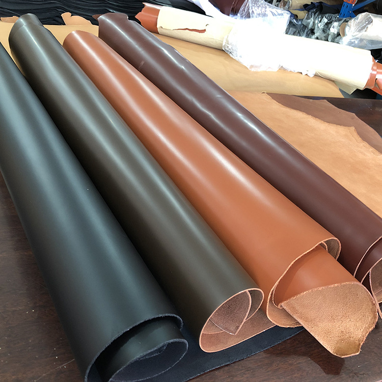 Первая слой 2.0 мм толстая масляная кожа открытые края бусины оптовая продажа яркие цвета открытые края бусины из кожи коровы