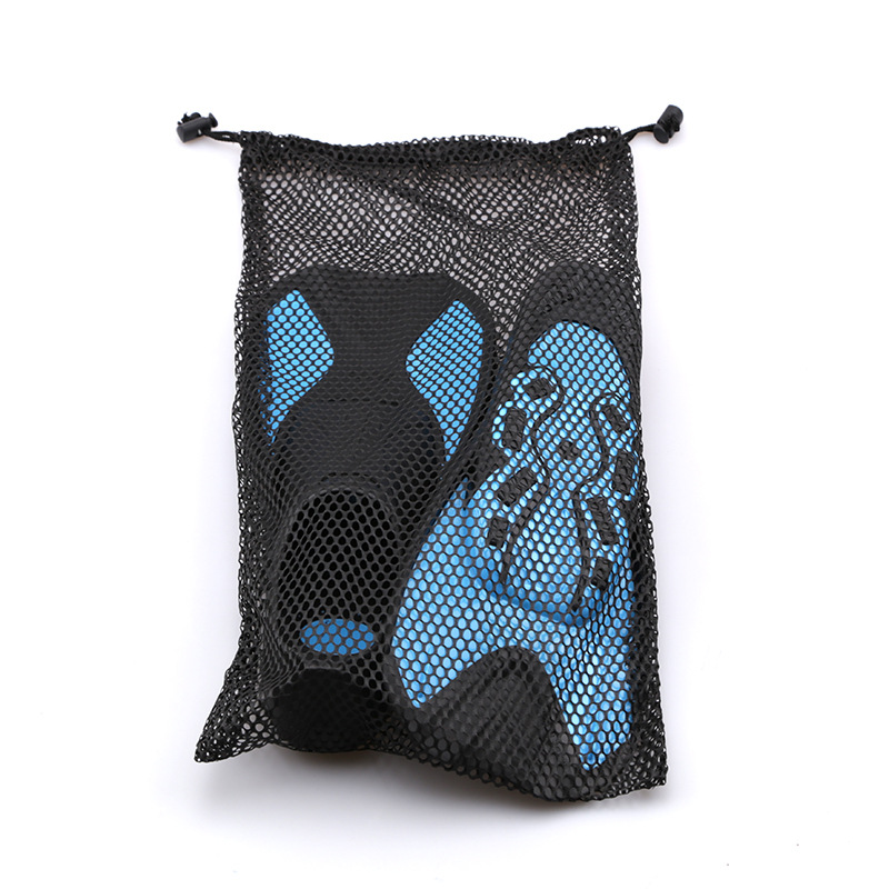 Ready Stock Swimming Snorkeling Fins Special Nylon Waterproof Quick-Drying Drawstring Storage Packaging Mesh Bag Drawstring Flap Pocket Pants