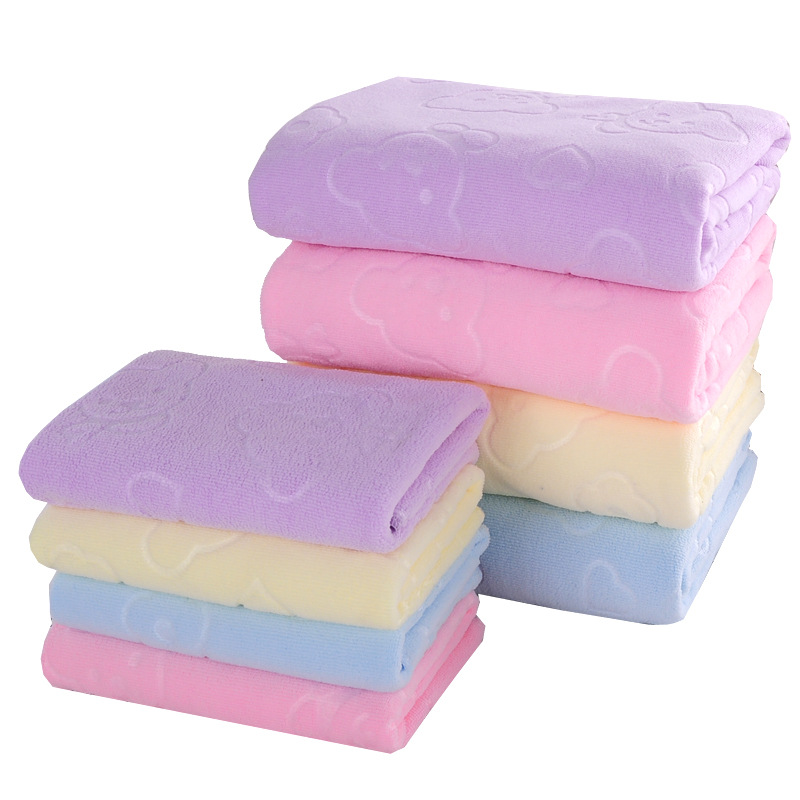 Factory Direct Sales Fine Fiber Small Towels Kindergarten Cartoon Small Square Towels Small Towels with Lanyard Small Square Towels Custom-Made