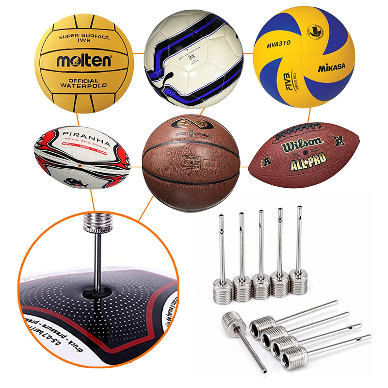 Cross-border supply ball pump needle stainless steel inflatable ball needle air needle basketball football volleyball rugby inflatable pump needle