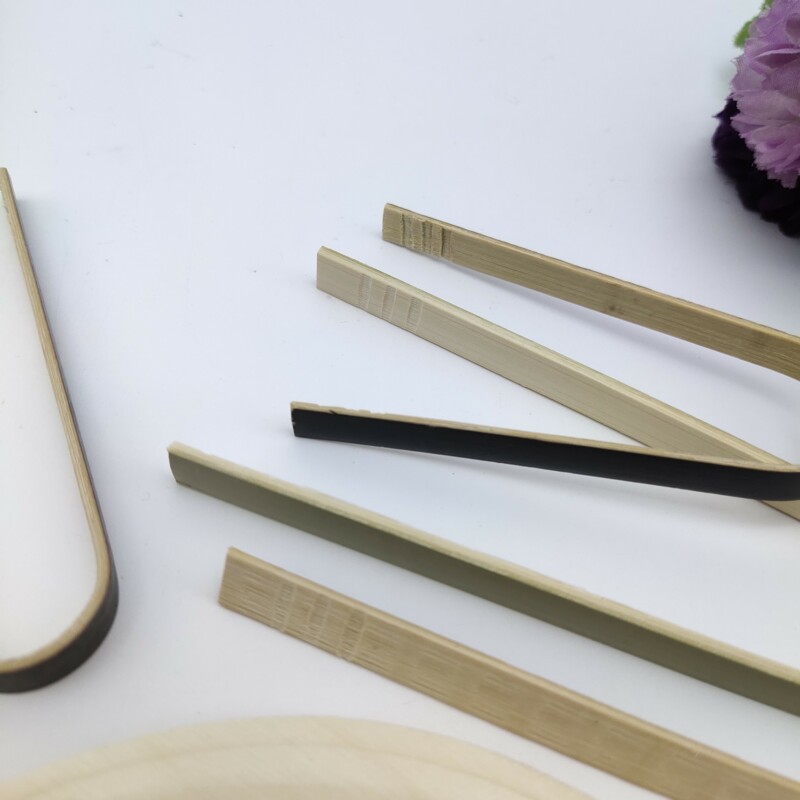 Hot selling spot green bamboo clip water cup barbecue ice clip non-slip barbecue clip wholesale barbecue bamboo clip food clip