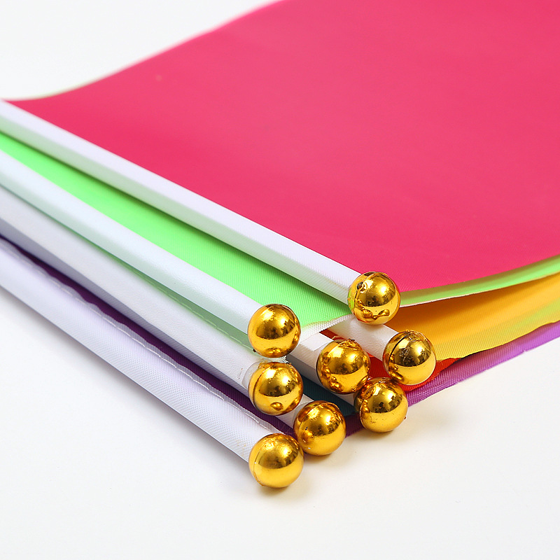 No.8 hand-cranked small colored flag small red flag games kindergarten children morning exercise solid color flag small colored flag wholesale