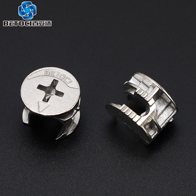 Three-in-one eccentric wheel thickened lock buckle clothing cabinet furniture disassembly and Assembly connection hardware accessories three-in-one connector