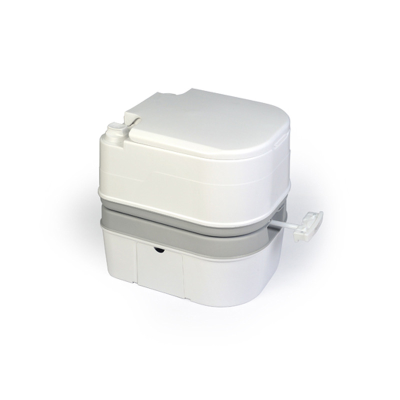 24L Odor-Proof Flushable Portable Plastic Rv Toilet Isolation Epidemic Prevention Disaster Relief Mobile Toilet with Drainage Pipe