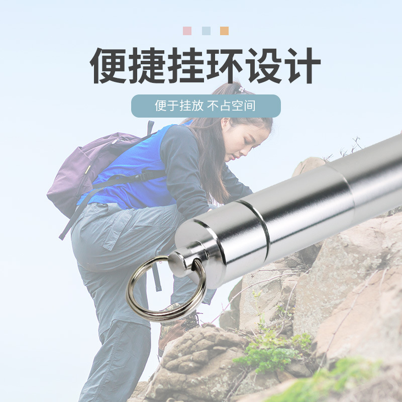 Multi-Function Aluminum Alloy Bottles, Outdoor Chopstick Barrel Bottles, Portable Mini Storage Waterproof Warehouse Sealed Jars