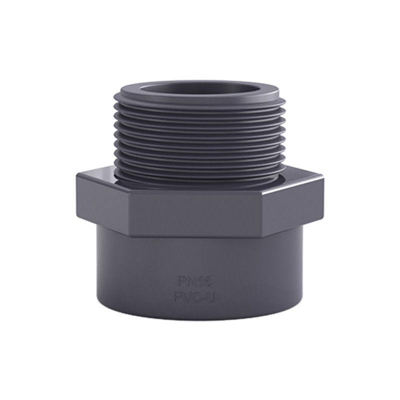 pvc external tooth direct through external thread water pipe fitting external wire reducing joint 4 four points 25 32 50 63 75