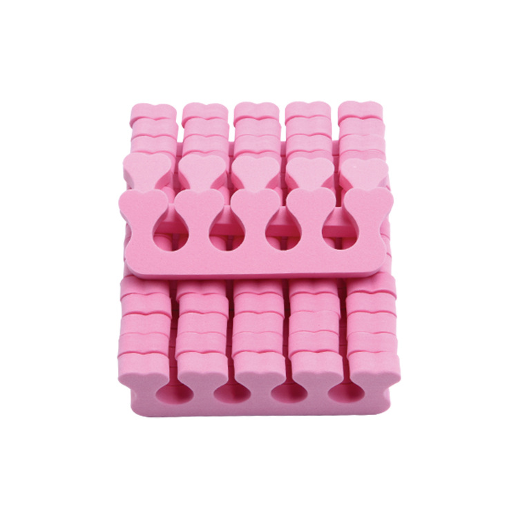 Factory Direct Supply Nail Art Sponge Finger Splitter Finger Cotton EVA Sponge Five Finger Splitter Finger Splitter Finger Cotton Nail Art Supplies