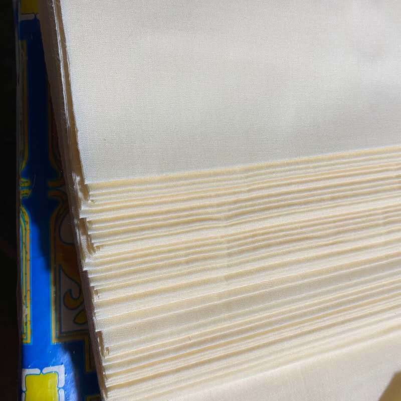 White cloth gray cloth filial piety cloth polyester cotton 32 large fabric yellowish multi-specification manual cutting brush gun cloth proofing rural white