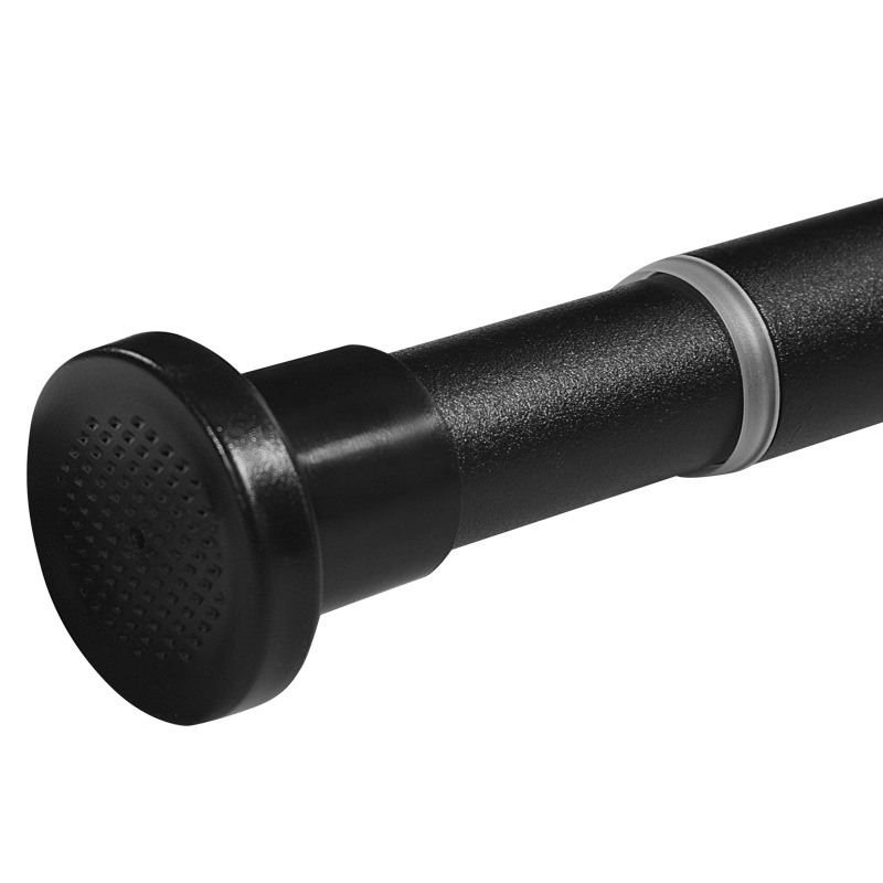 Factory direct carbon steel non-perforated telescopic rod curtain rod clothes drying Rod shower curtain rod bathroom Rod hanging rod wardrobe rod