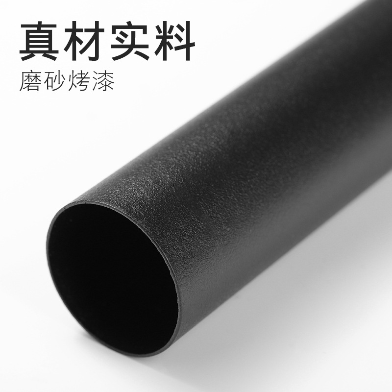 Factory direct carbon steel non-perforated telescopic rod curtain rod clothes drying Rod shower curtain rod bathroom Rod hanging rod wardrobe rod