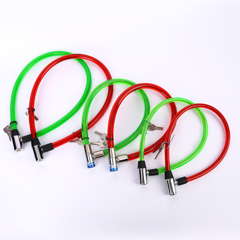 Manufacturers supply wire lock Bicycle Electric Car anti-theft lock multi-specification lock wire lock chain lock