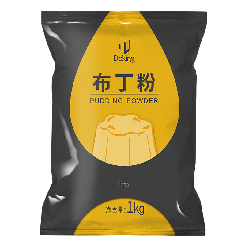 Shield King Egg Pudding Powder 1kg Mango Caramel Pudding Milk Tea Dessert Baking Ingredients White Jelly Wholesale Use