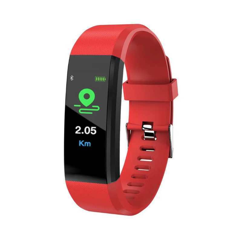 115plus Smart Bracelet 115p Bluetooth Exercise Heart Rate Meter Step Adult Business Electronic Bracelet Information Reminder