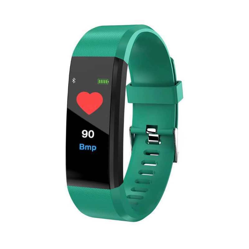 115plus Smart Bracelet 115p Bluetooth Exercise Heart Rate Meter Step Adult Business Electronic Bracelet Information Reminder