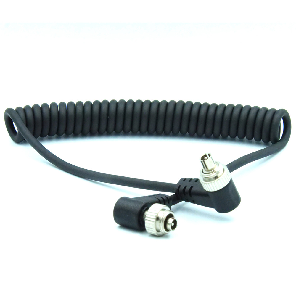 PC to PC PC-PC flash synchronous flash line PC port spring line direct connection camera and flash lamp 100cm