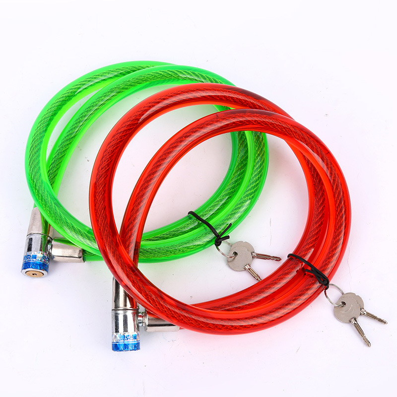Manufacturers supply wire lock Bicycle Electric Car anti-theft lock multi-specification lock wire lock chain lock