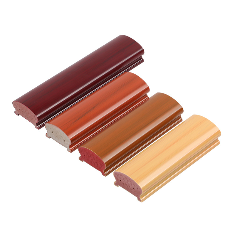 Factory PVC stair handrail round horseshoe-shaped polymer stair handrail guardrail indoor home iron handrail