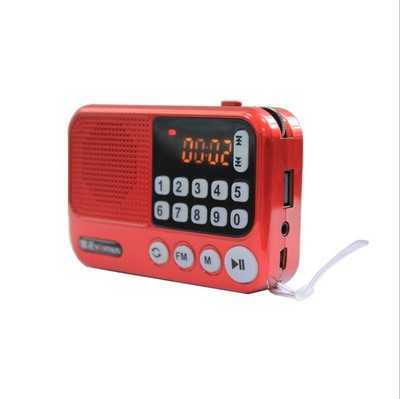 Jinzheng S99 card Radio high-power portable small speaker mini MP3 player luminous button for the elderly