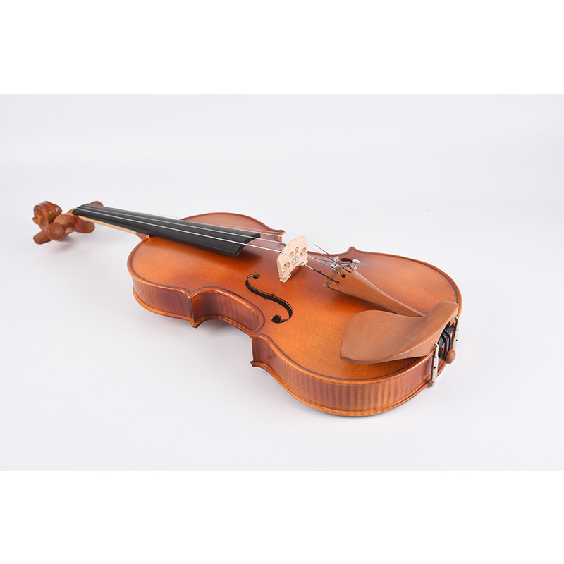 Factory supply craft pattern jujube violin tiger pattern handmade violin for adult children grading performance