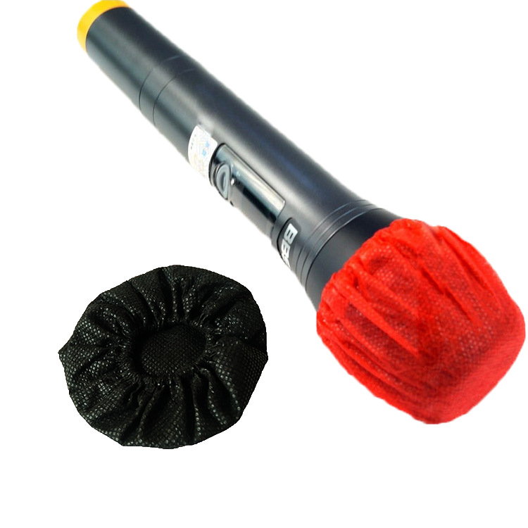 Одноразовый чехол для микрофона, нетканый, аксессуары для конденсаторного микрофона