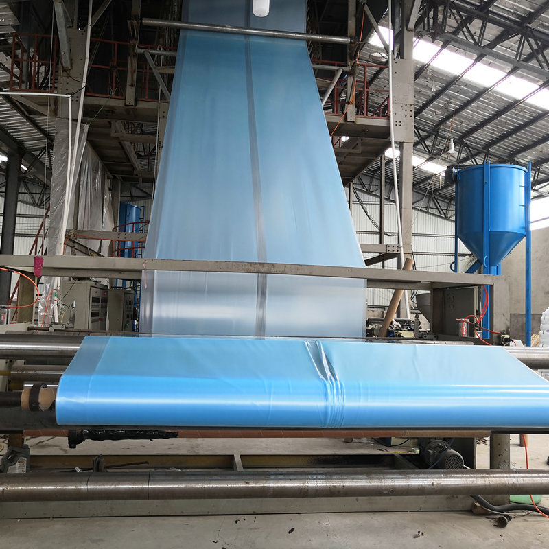 Factory wholesale greenhouse film drip-free film anti-fog film greenhouse thickened insulation planting breeding crystal po film