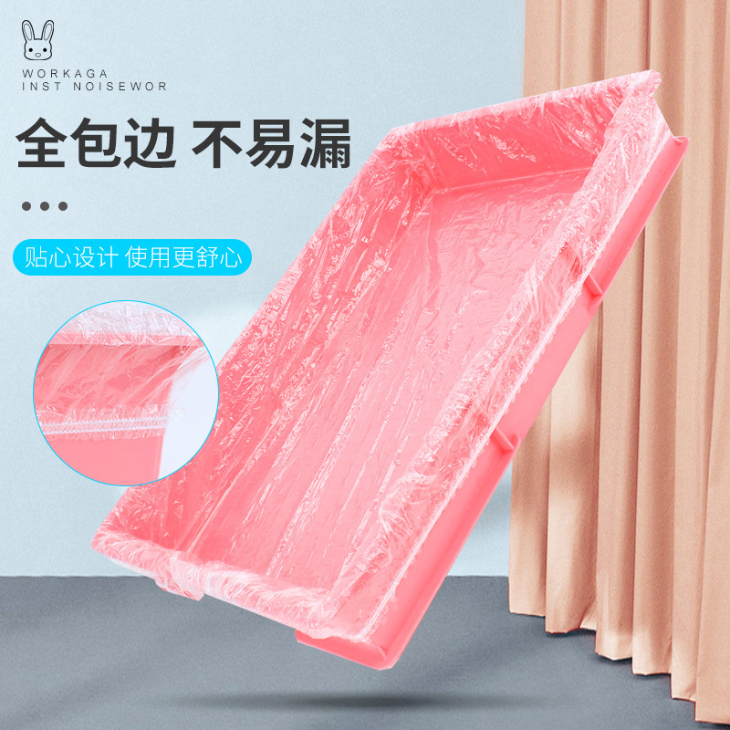 Пленка для клетки кроликов, одноразовая, для голландских свинок, кроликов, универсальная пленка для туалета