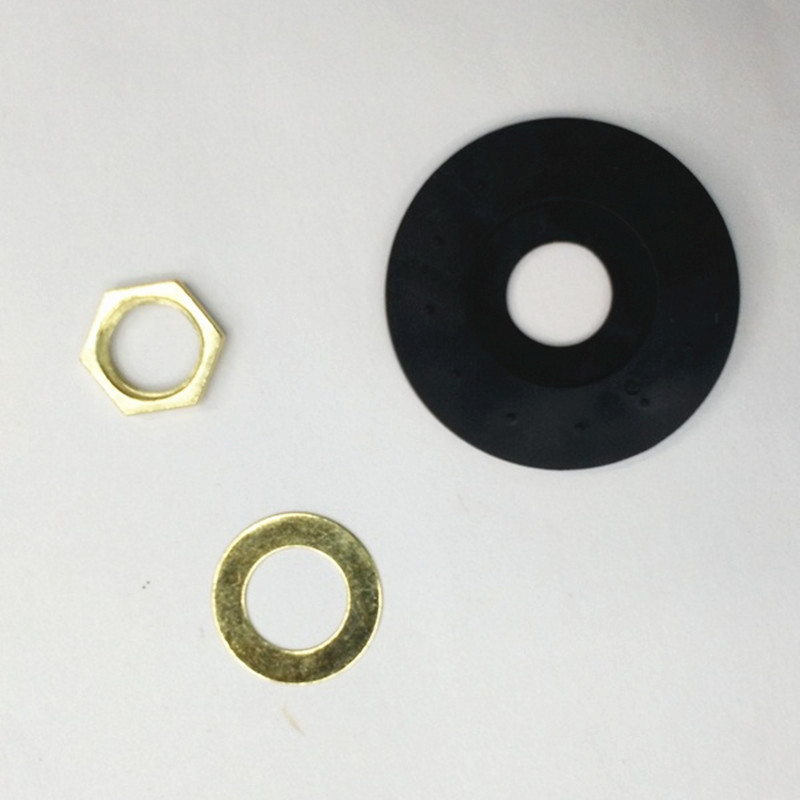 Movement with nut gasket Huashi screw black rubber pad hexagon nut sink nut