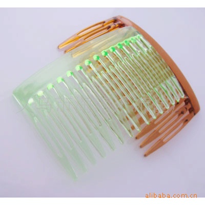 Production of hair comb accessories transparent hair comb supply 7*4 hair comb