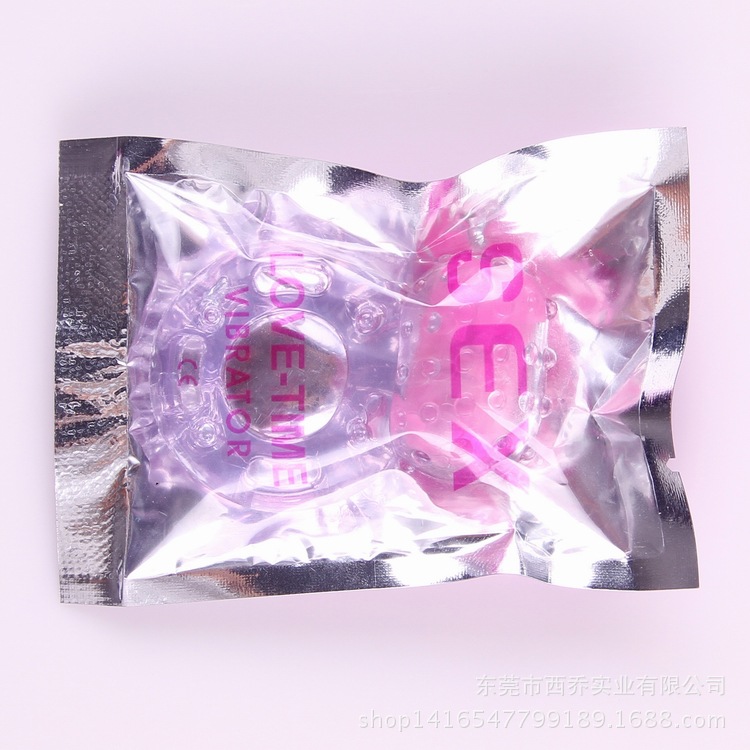 Adult sex products factory direct wholesale supply men's fun vibration ring spike lock ring