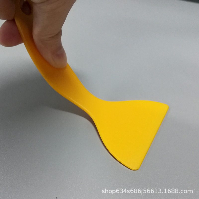 Car film tool yellow small scraper glass window/mobile phone film plastic scraper/color film gourd scraper