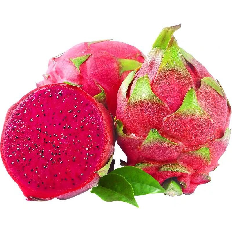 2.5kg Free Shipping Red Heart Pitaya Red Flesh Fresh Seasonal Tropical Fruit Wholesale