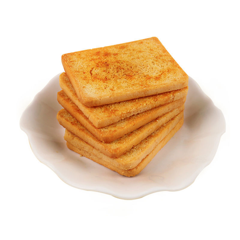 Midoqi roast slice transparent slice single pack crispy breakfast biscuit snack afternoon tea leisure food multi-flavor