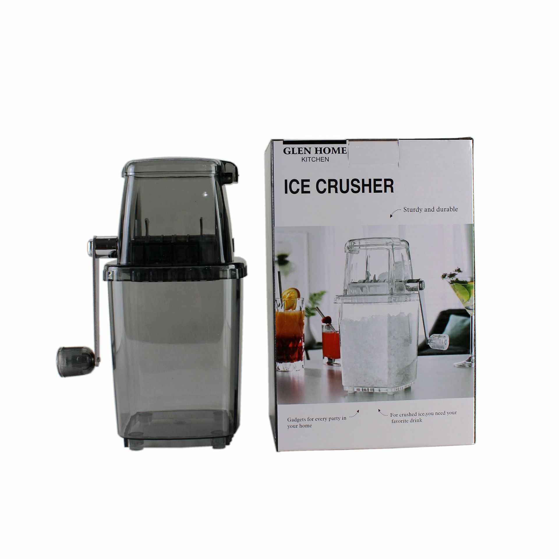 Amazon Spot Hand-Cranked Ice Crusher Manual Shaved Ice Machine Small Household Mini Ice Crusher Bait Crusher