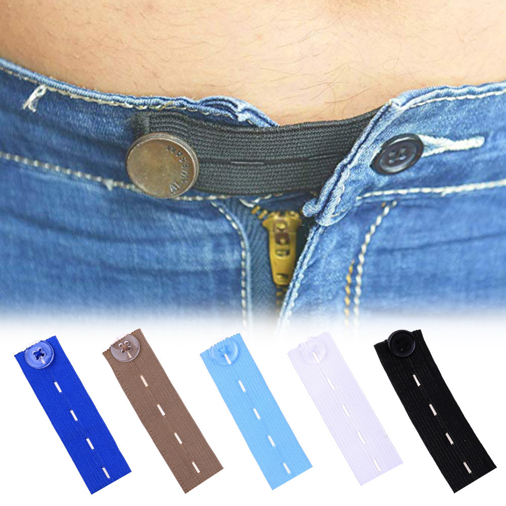 Belt waist extension buckle elastic adjustable buckle pregnant women fat pants elastic buckle factory direct sales