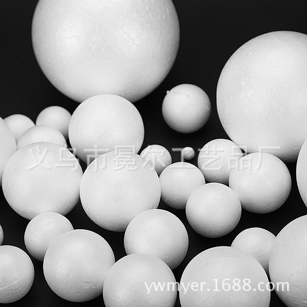 Factory Direct Supply of Various Specifications of Solid Foam Balls for Kidsren DIY Handmade Materials Kindergarten Styrofoam Embryo Decoration